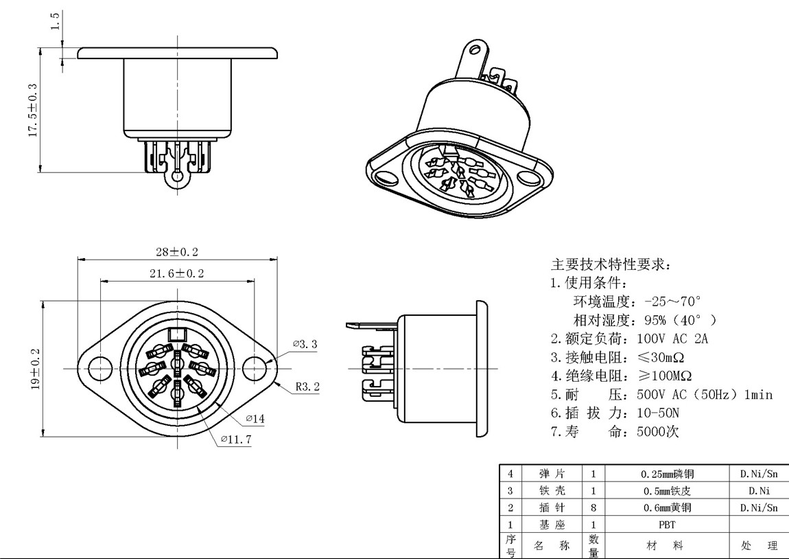 DIN^ϵ:DSCT-8-19M tech img